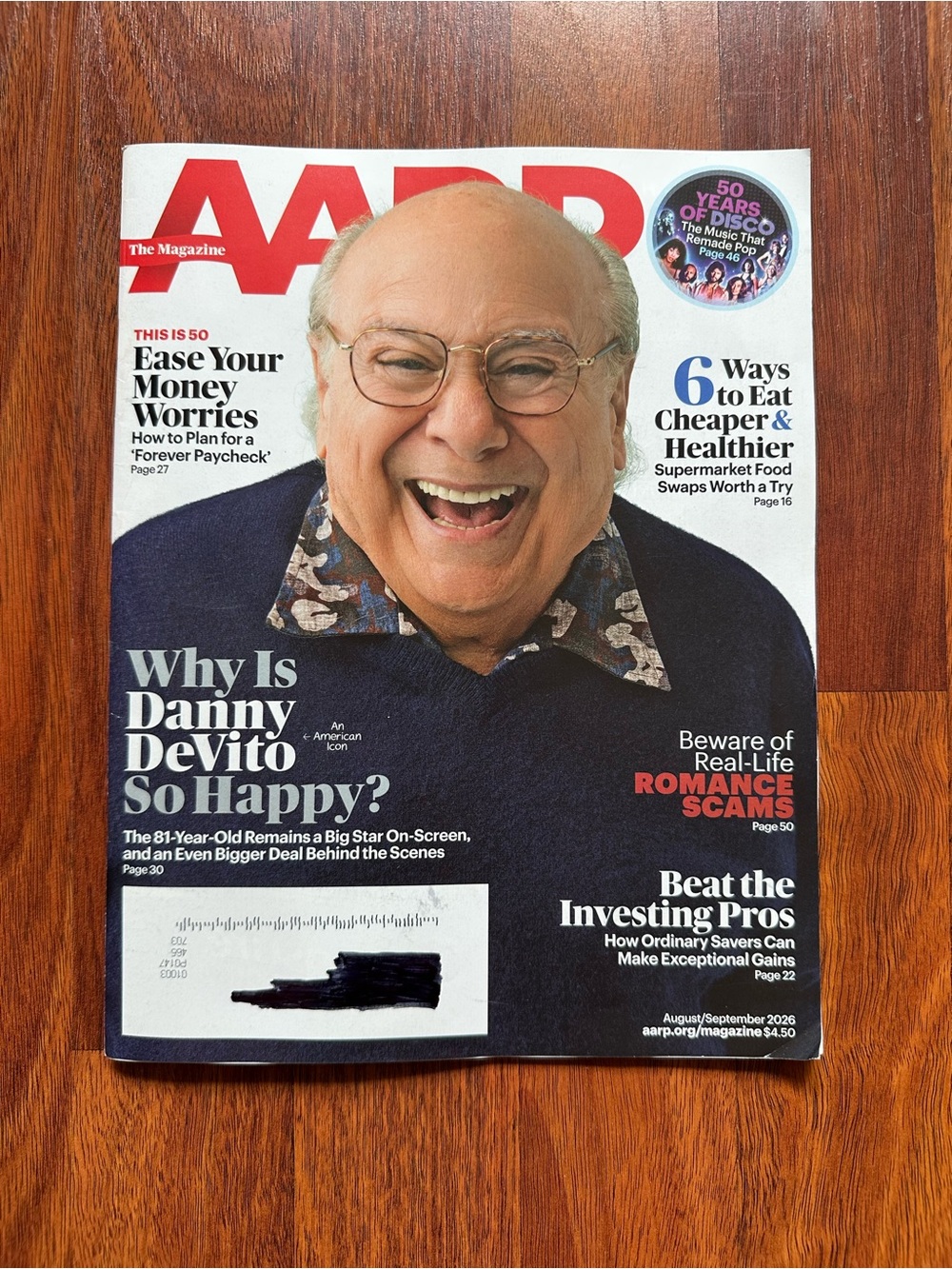 AARP Magazine - Danny DeVito - August/September 2026